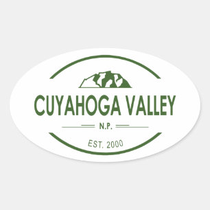 Nationalpark Cuyahoga Ovaler Aufkleber