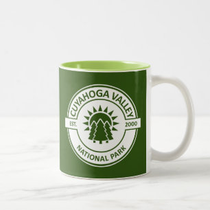 Nationalpark Cuyahoga Zweifarbige Tasse