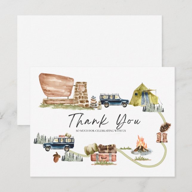 Nationalpark Danke Karte (Vorne/Hinten)