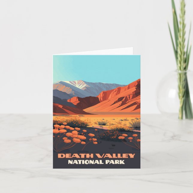 Nationalpark Death Valley Einladung (Vorderseite)