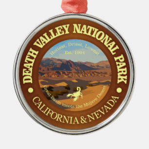 Nationalpark Death Valley Ornament Aus Metall