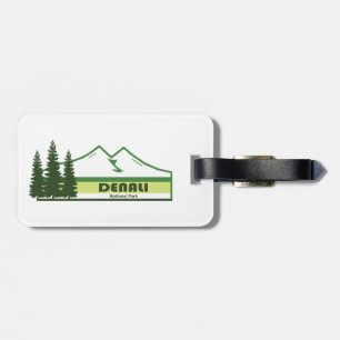 Nationalpark Denali Alaska Grüne Streifen Gepäckanhänger