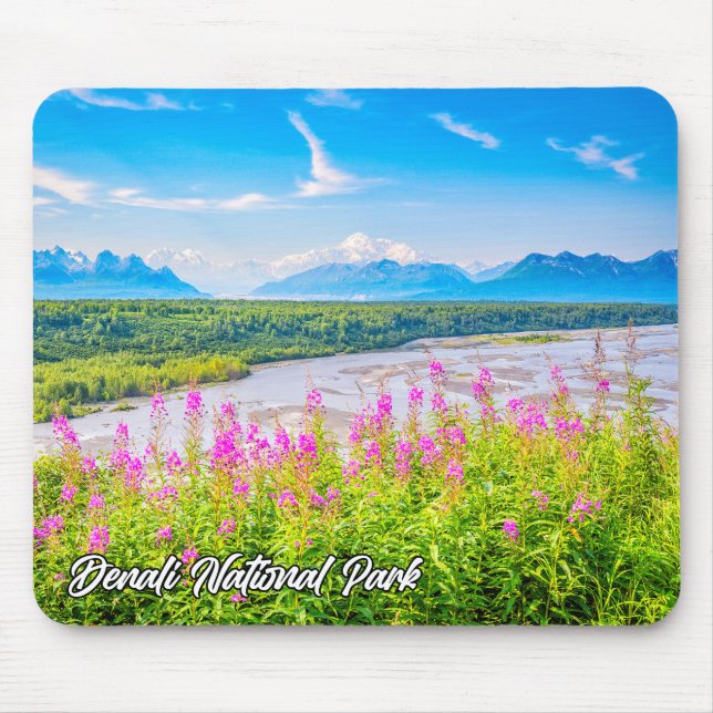 Nationalpark Denali, Alaska Mousepad (Vorne)