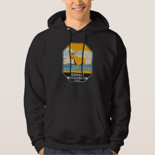 Nationalpark Denali Alaska Vintag Hoodie