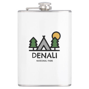 Nationalpark Denali Flachmann