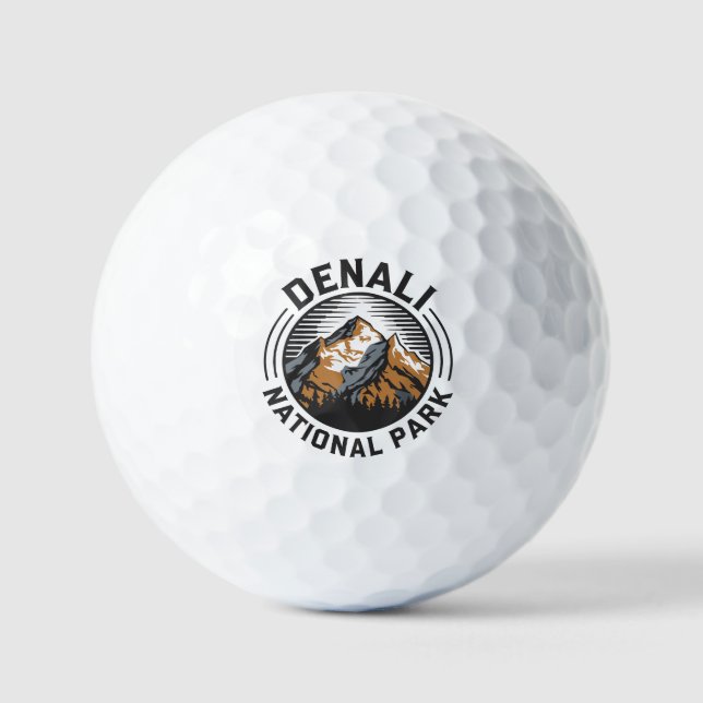 Nationalpark Denali Golfball (Vorderseite)