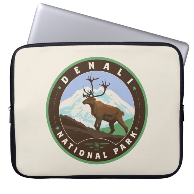 Nationalpark Denali Laptopschutzhülle (Vorderseite)