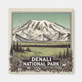 Nationalpark Denali Magnet