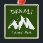 Nationalpark Denali Ornament Aus Metall<br><div class="desc">Denali liegt am Fuße der Alaska-Kette und ist der höchste Berg Nordamerikas.</div>