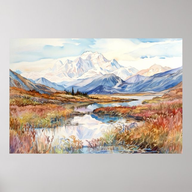 Nationalpark Denali Poster (Vorne)