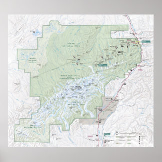 Nationalpark Denali Poster