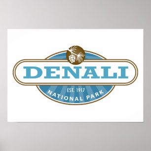 Nationalpark Denali Poster