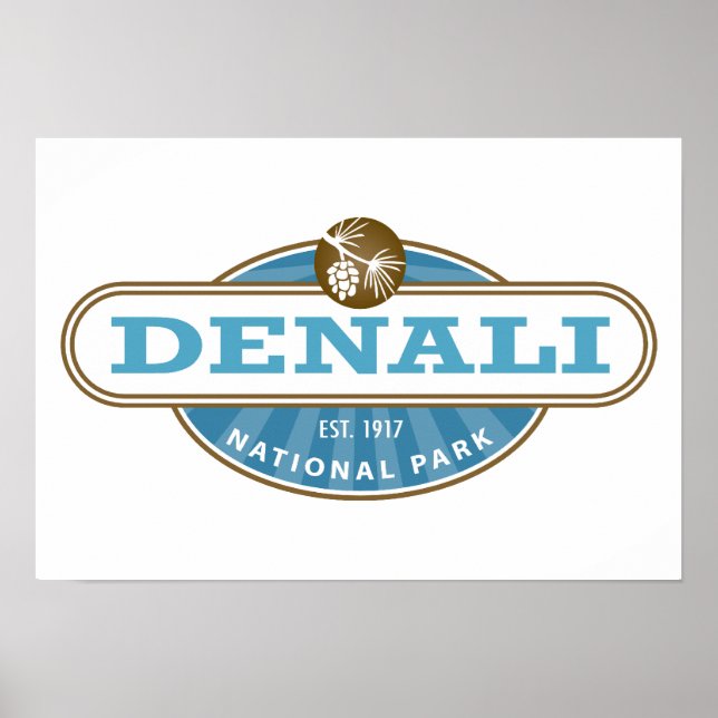 Nationalpark Denali Poster (Vorne)