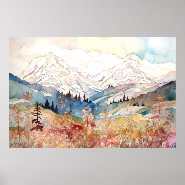 Nationalpark Denali Poster (Vorne)