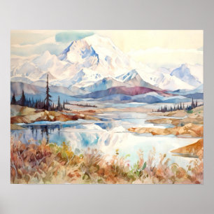 Nationalpark Denali Poster