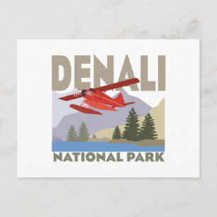 Nationalpark Denali Postkarte