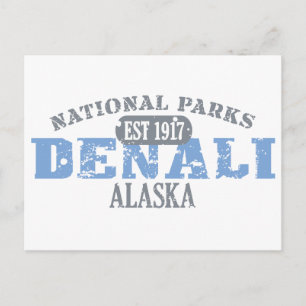 Nationalpark Denali Postkarte
