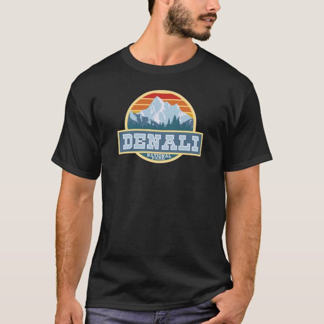 Nationalpark Denali und T - Shirt erhalten (Vorderseite)