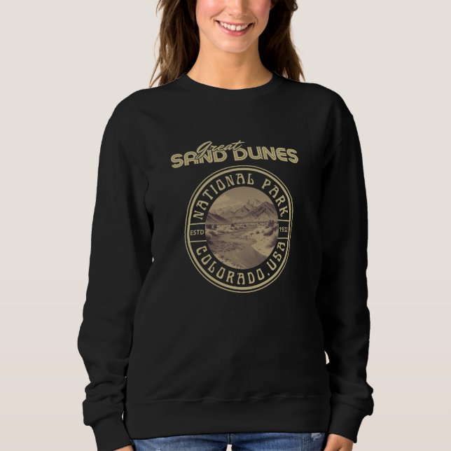 Nationalpark der Great Sand Dunes, Colorado Sweatshirt (Vorderseite)
