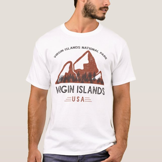 Nationalpark der Vintagen Jungfrauen T-Shirt (Vorderseite)