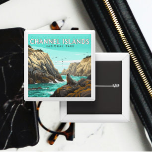 Nationalpark der Vintagen Kanalinseln Button