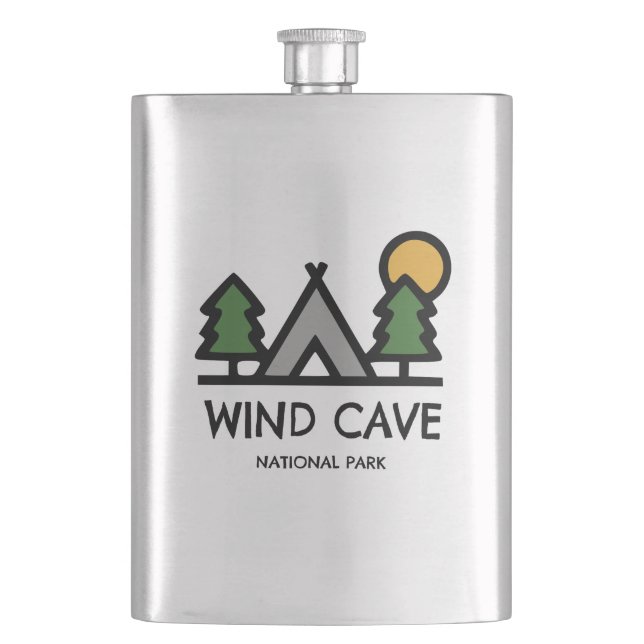 Nationalpark der Windhöhle Flachmann (Vorderseite)