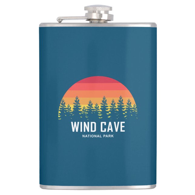 Nationalpark der Windhöhle Flachmann (Vorderseite)