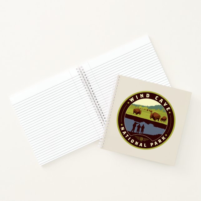 Nationalpark der Windhöhle Notizbuch (Innenseite)