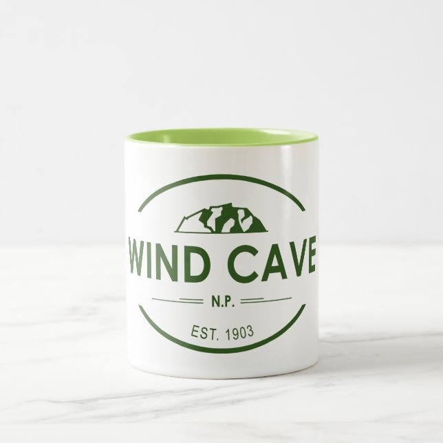 Nationalpark der Windhöhle Zweifarbige Tasse (Mittel)