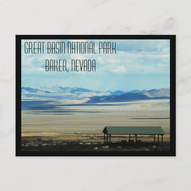 Nationalpark des Großen Beckens Postkarte (Vorderseite)