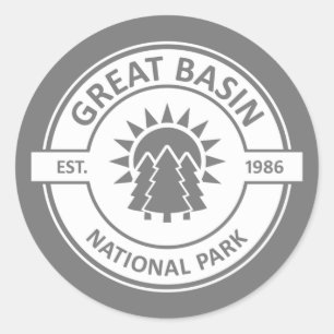 Nationalpark des Großen Beckens Runder Aufkleber