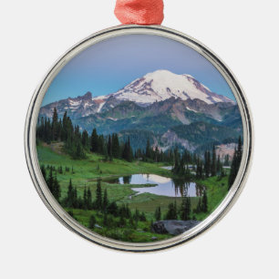 Nationalpark des Mount Rainier Ornament Aus Metall