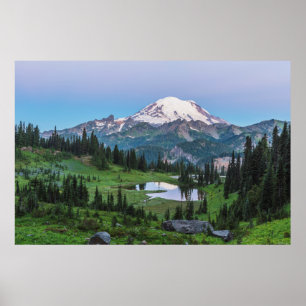 Nationalpark des Mount Rainier Poster