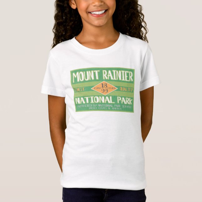 Nationalpark des Mount Rainier T-Shirt (Vorderseite)