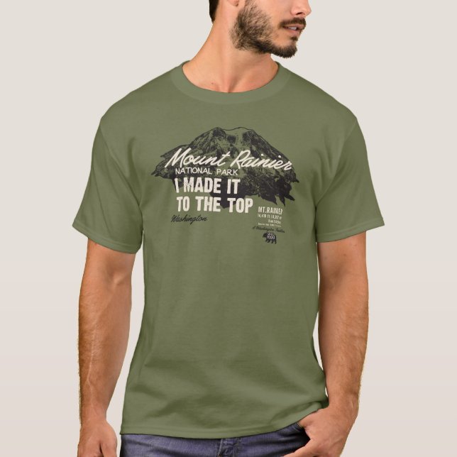 Nationalpark des Mount Rainier Washington IMITTT T-Shirt (Vorderseite)