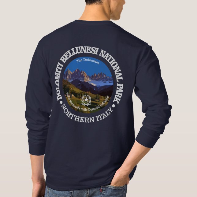 Nationalpark Dolomiti Bellunesi (c) T-Shirt (Rückseite)