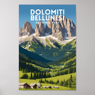 Nationalpark Dolomiti Bellunesi Poster