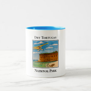 Nationalpark Dry Tortugas, Florida Zweifarbige Tasse
