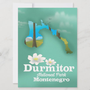 Nationalpark Durmitor, Karte Montenegro