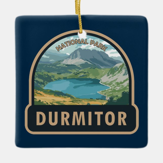 Nationalpark Durmitor Keramikornament (Vorderseite)