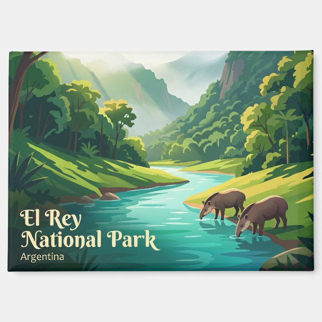 Nationalpark El Rey Argentinien Magnet (Vorderseite)