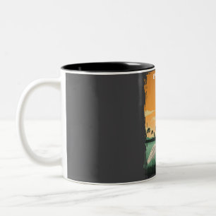 Nationalpark Everglades Zweifarbige Tasse