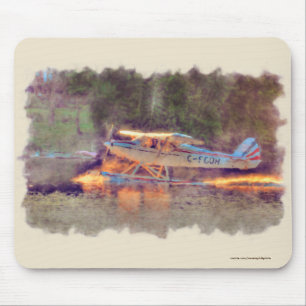 Nationalpark Float Flugzeug Start vom See Mousepad