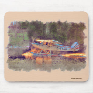 Nationalpark Float Flugzeug Start vom See Mousepad