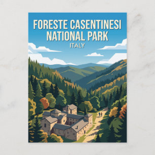 Nationalpark Foreste Casentinesi Italien Postkarte