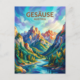 Nationalpark Gesäuse Österreich Postkarte