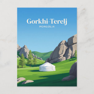 Nationalpark Gorkhi-Terelj Mongolei Postkarte