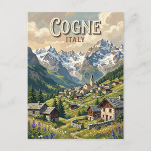 Nationalpark Gran Paradiso Cogne Italien Postkarte