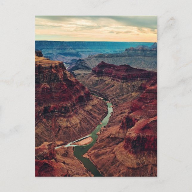 Nationalpark Grand Canyon Arizona, Fluss Colorado Postkarte (Vorderseite)