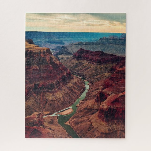 Nationalpark Grand Canyon Arizona, Fluss Colorado Puzzle (Vertikal)